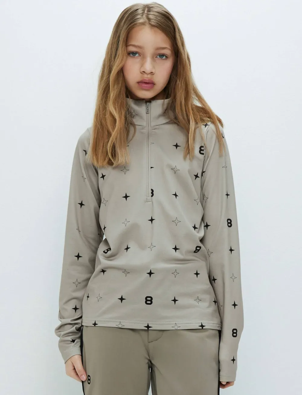 8848 Altitude Juniors' 8 Star Sweat Lt Beige