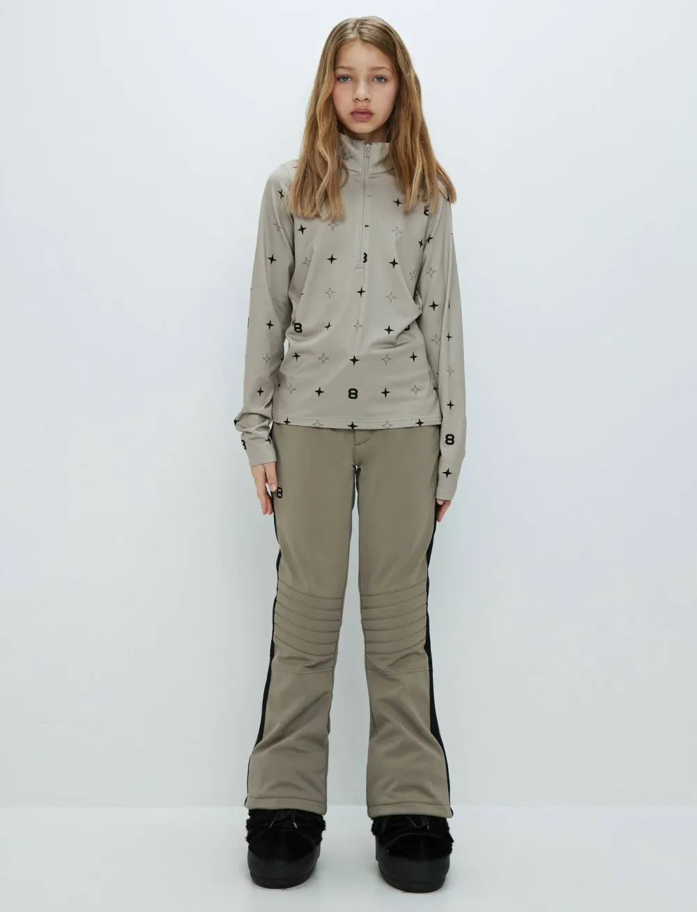 8848 Altitude Juniors' 8 Star Sweat Lt Beige