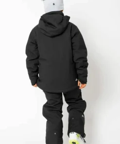 2117 of Sweden Juniors' Light Padded Ski Jacket Lauker Black