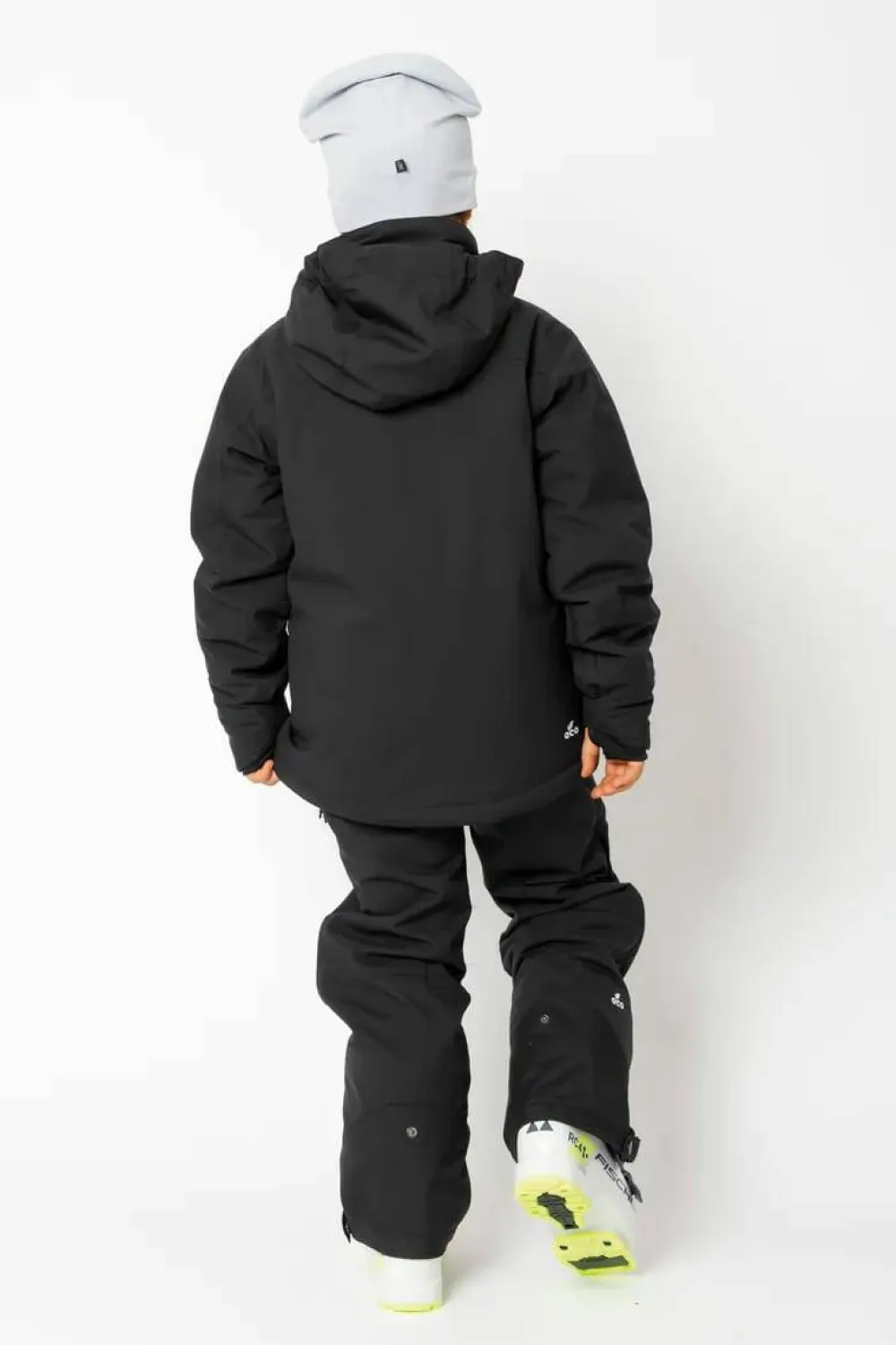 2117 of Sweden Juniors' Light Padded Ski Jacket Lauker Black
