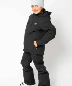2117 of Sweden Juniors' Light Padded Ski Jacket Lauker Black