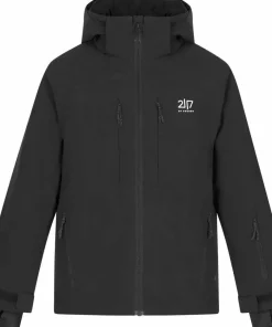 2117 of Sweden Juniors' Light Padded Ski Jacket Lauker Black