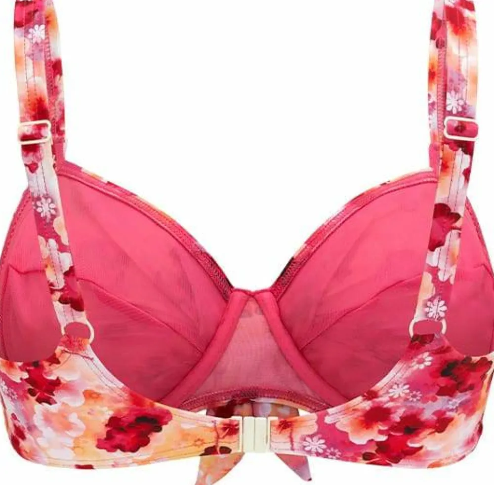 Abecita Women's Bahamas Bikini Wire Bra Pink Discount