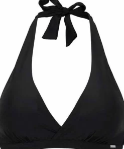 Abecita Women's Maui Halterneck Bikini Bra Black New