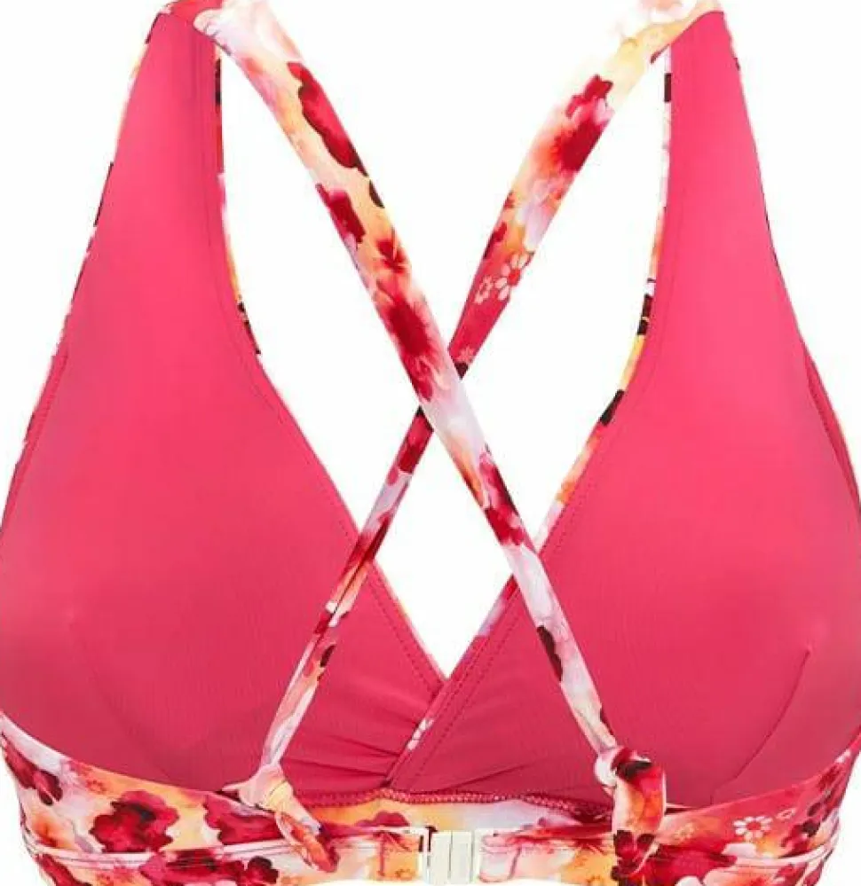 Abecita Women's Maui Halterneck Bikini Bra Pink
