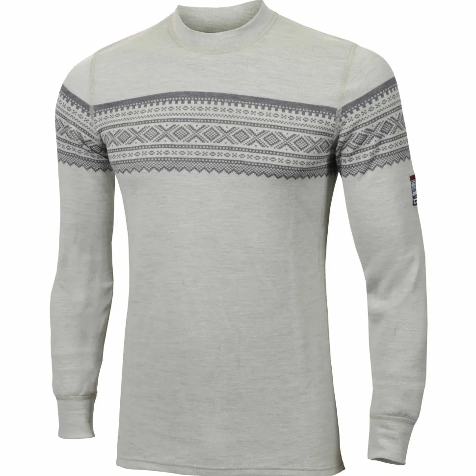 Aclima DesignWool Marius Crew Neck Man Gråfjell