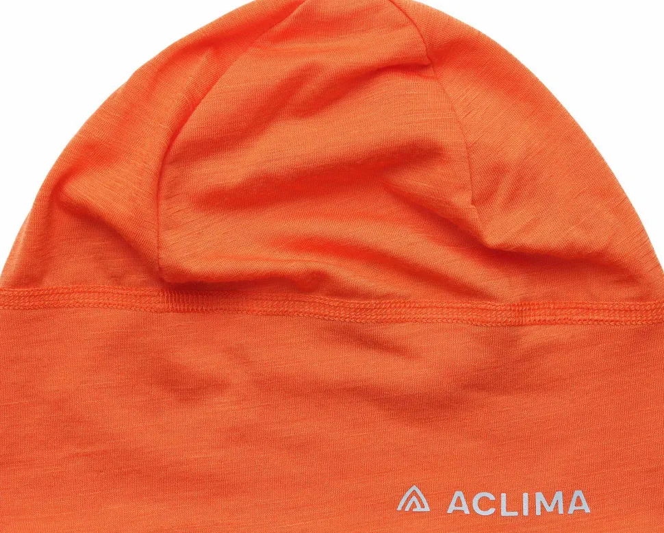Aclima LightWool 140 Beanie Orange Tiger