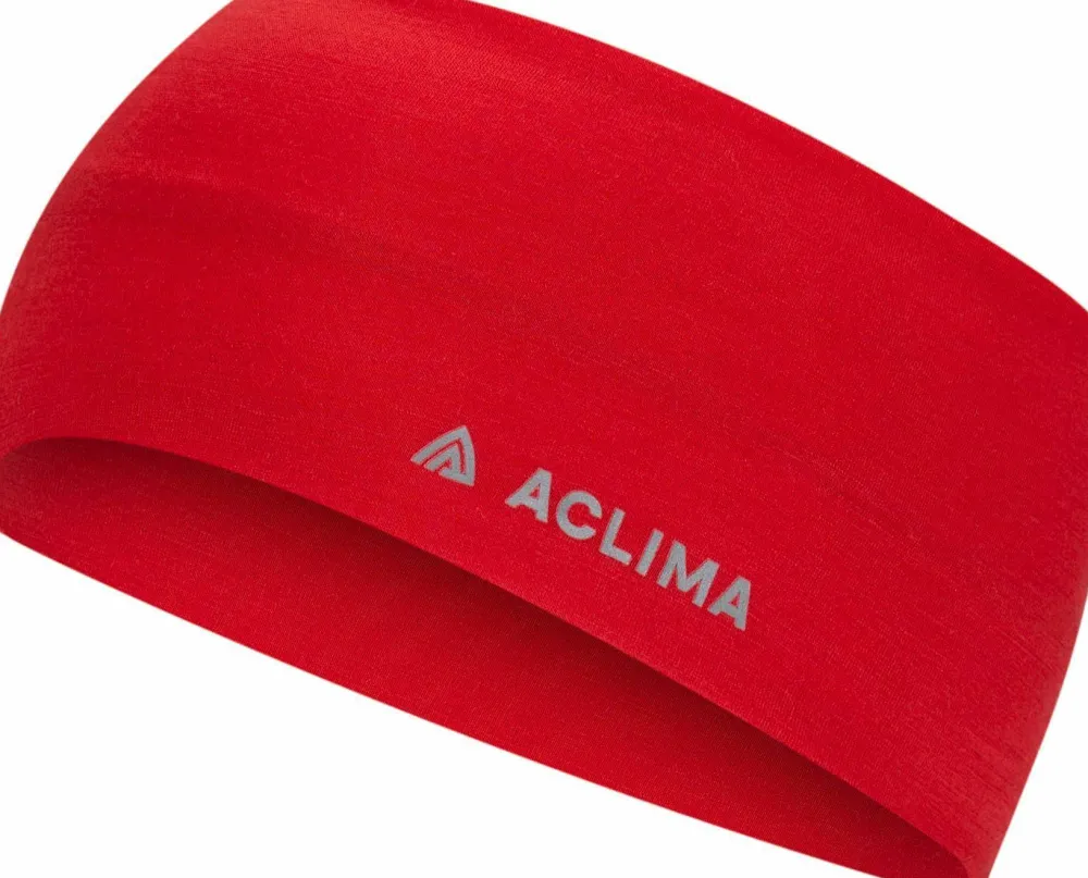 Aclima LightWool Headband Barbados Cherry Outlet