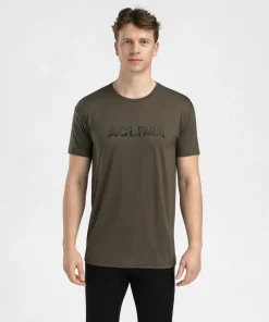 Aclima Men's LightWool 140 Classic Tee Logo Tarmac