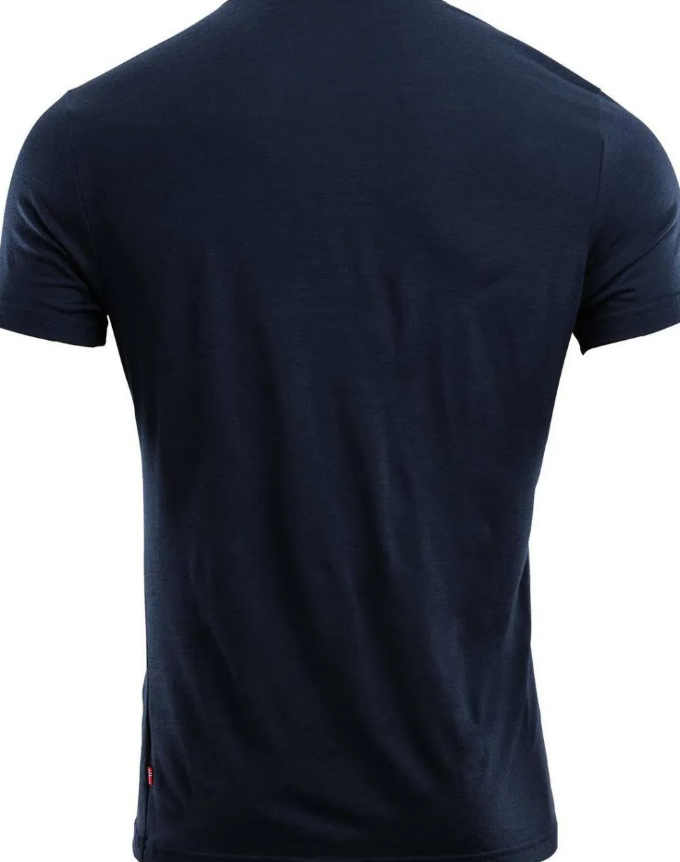Aclima Men's LightWool Classic T-shirt Navy Blazer
