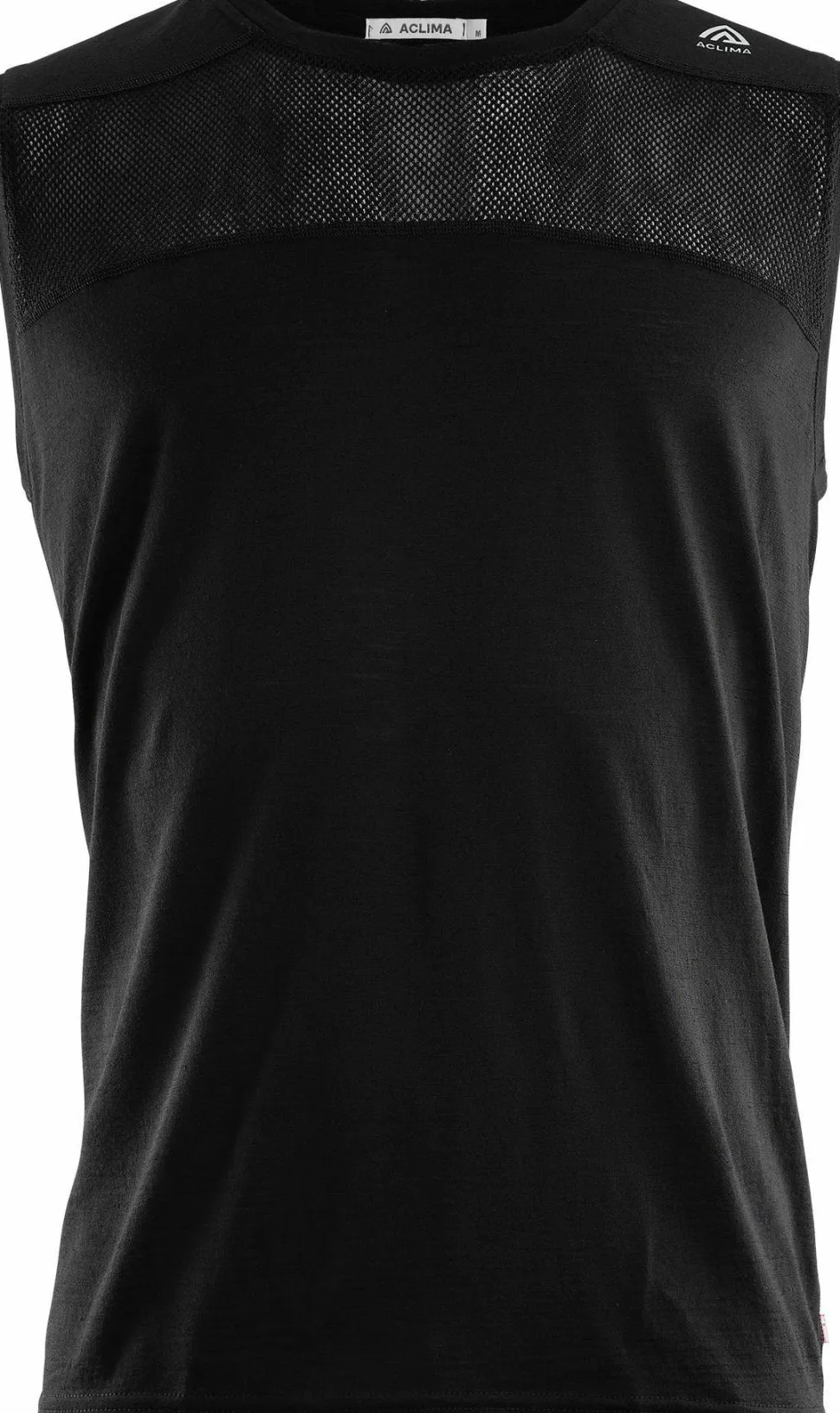 Aclima Men's LightWool Sports Singlet Jet Black