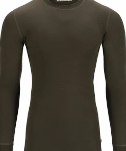 Aclima Men's WarmWool Crew Neck Tarmac Online