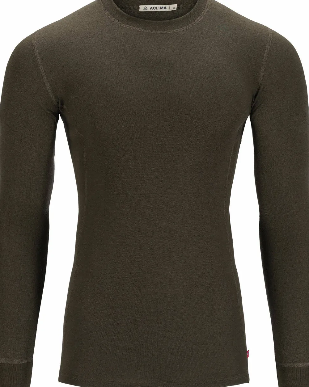 Aclima Men's WarmWool Crew Neck Tarmac Online