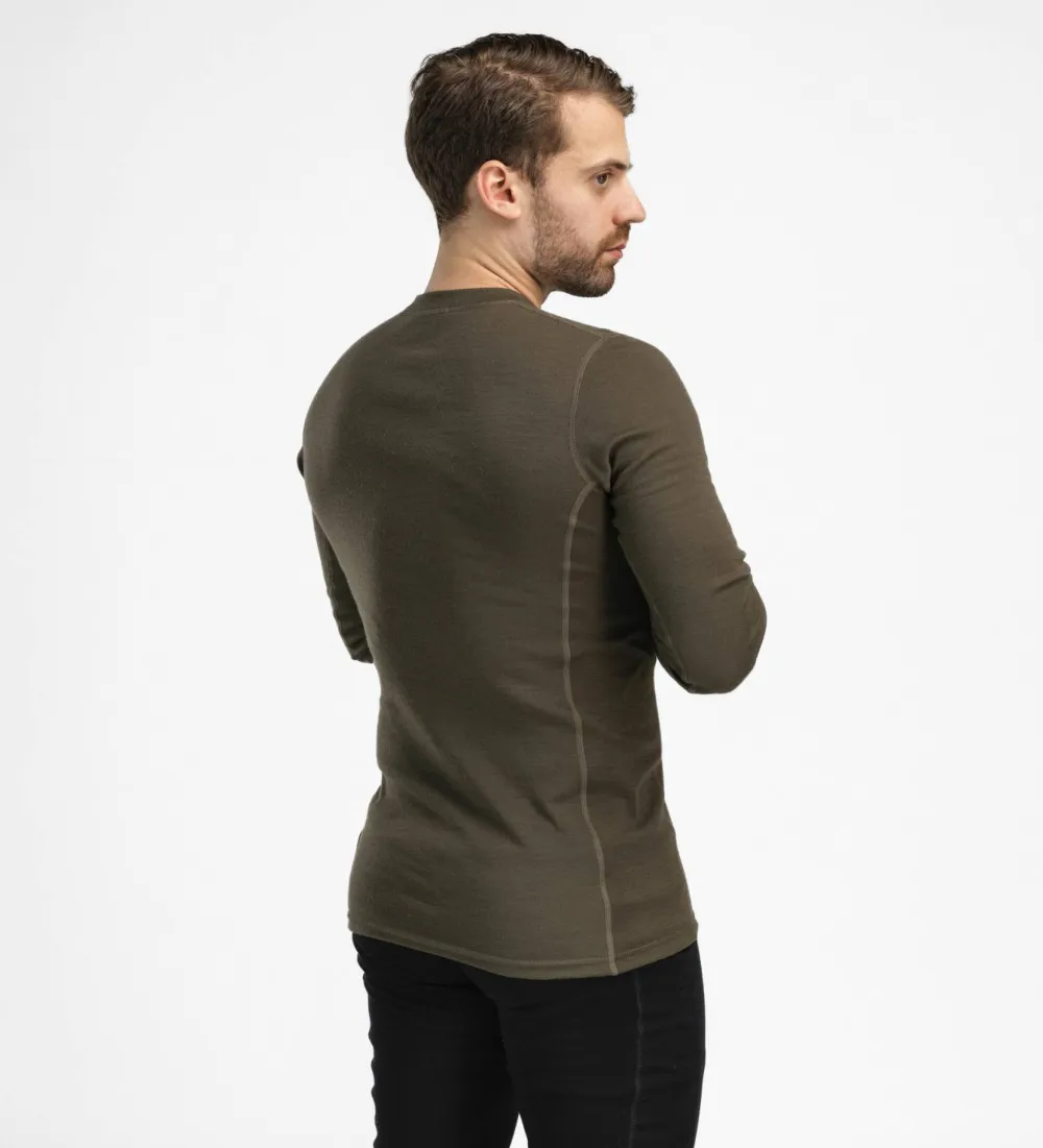 Aclima Men's WarmWool Crew Neck Tarmac Online