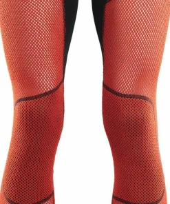 Aclima Men's WoolNet Hybrid Longs Jet Black/Poinciana/Olive Nigh