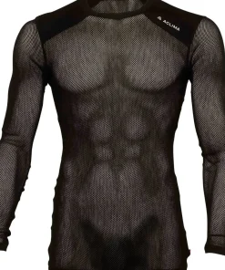 Aclima Men's WoolNet Light Crewneck Jet Black Hot