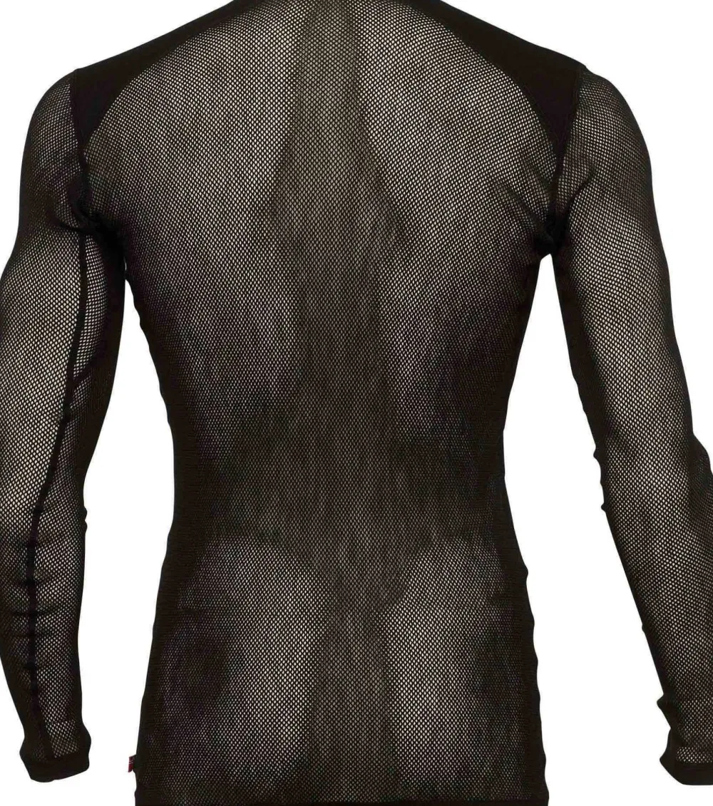 Aclima Men's WoolNet Light Crewneck Jet Black Hot
