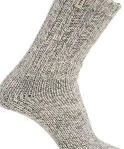 Discount Norwegian Wool Socks Grey/White Damstrumpor