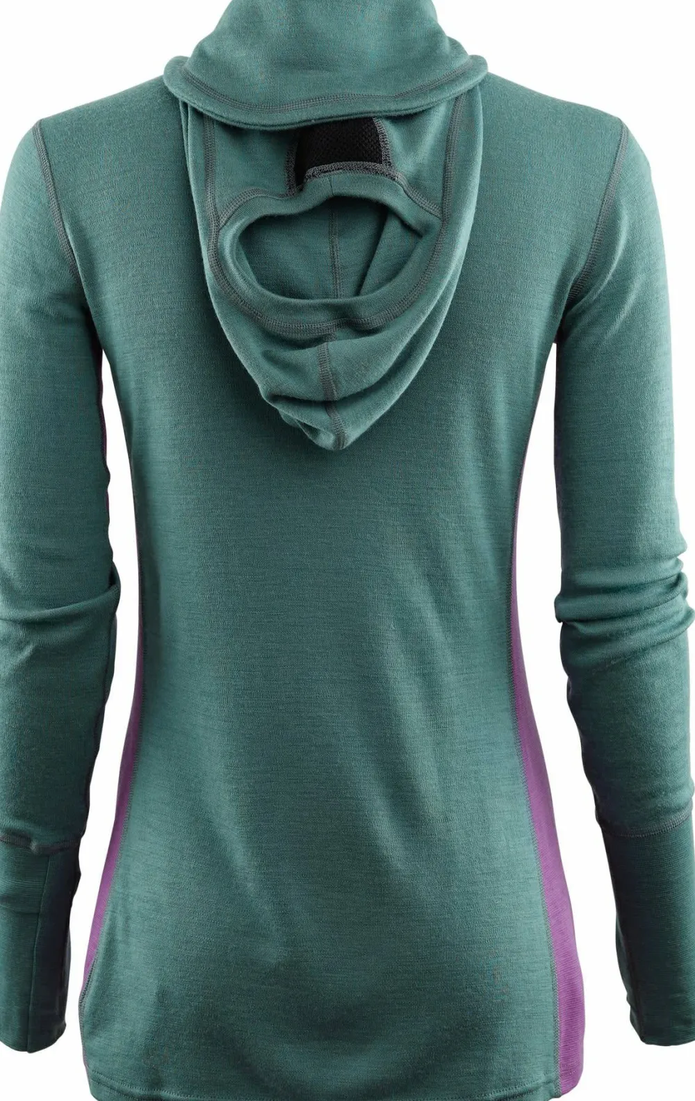 Best WarmWool Hoodsweater with Zip Woman North Atlantic/Purple Rose/Sunset Purple Skidkläder Dam|Underställ Dam