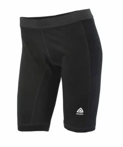 Aclima WarmWool Long Shorts W/Windstop Woman Jet Black