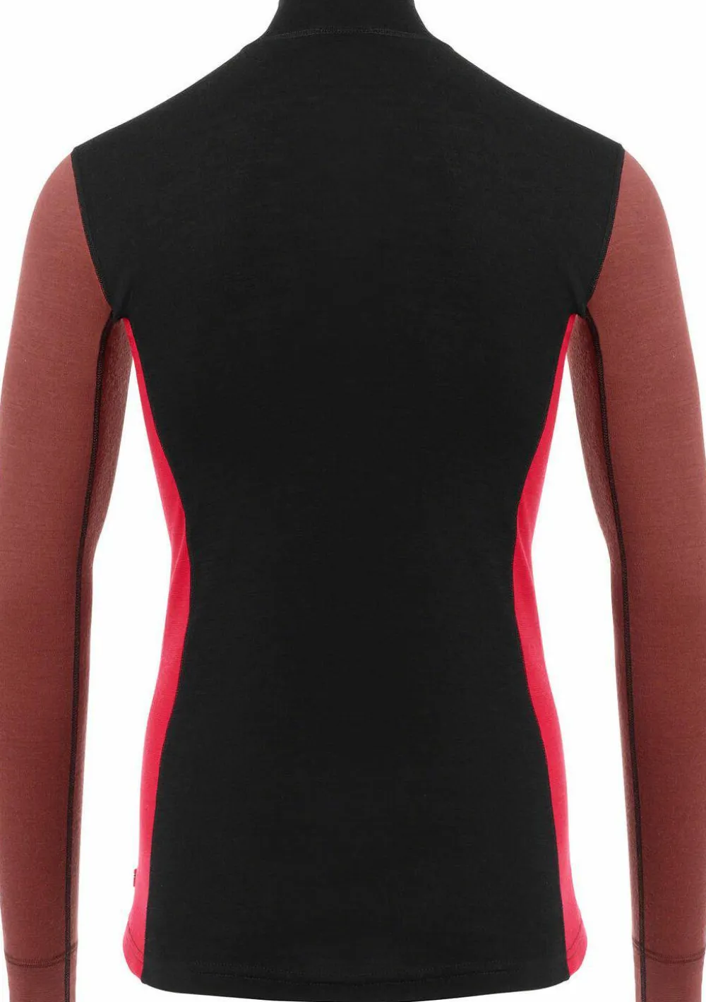 Aclima WarmWool Mock Neck with Zip Man Jet Black/Spiced Apple/Jester Red Jet Black / Spiced Apple / Jester Red Online
