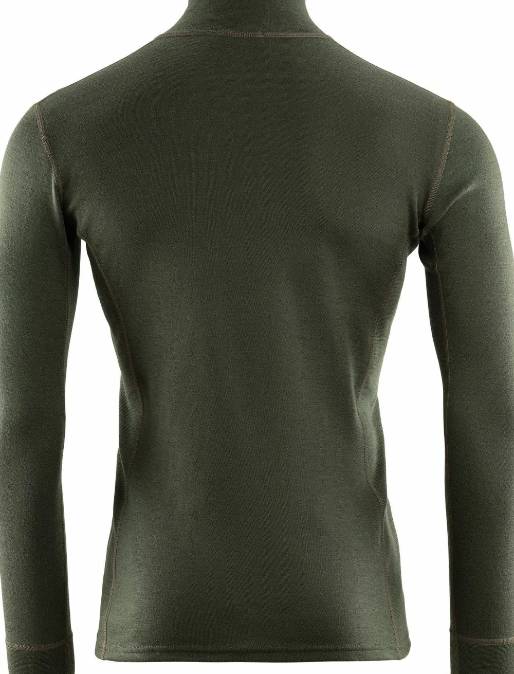 Aclima WarmWool Mock Neck with Zip Man Olive Night Hot