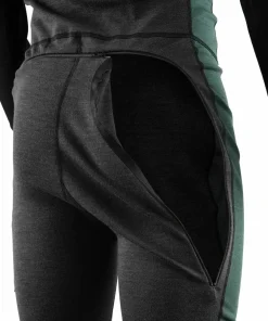 Aclima WarmWool Overall 3/4 Man Marengo/Jet Black/Green Gables