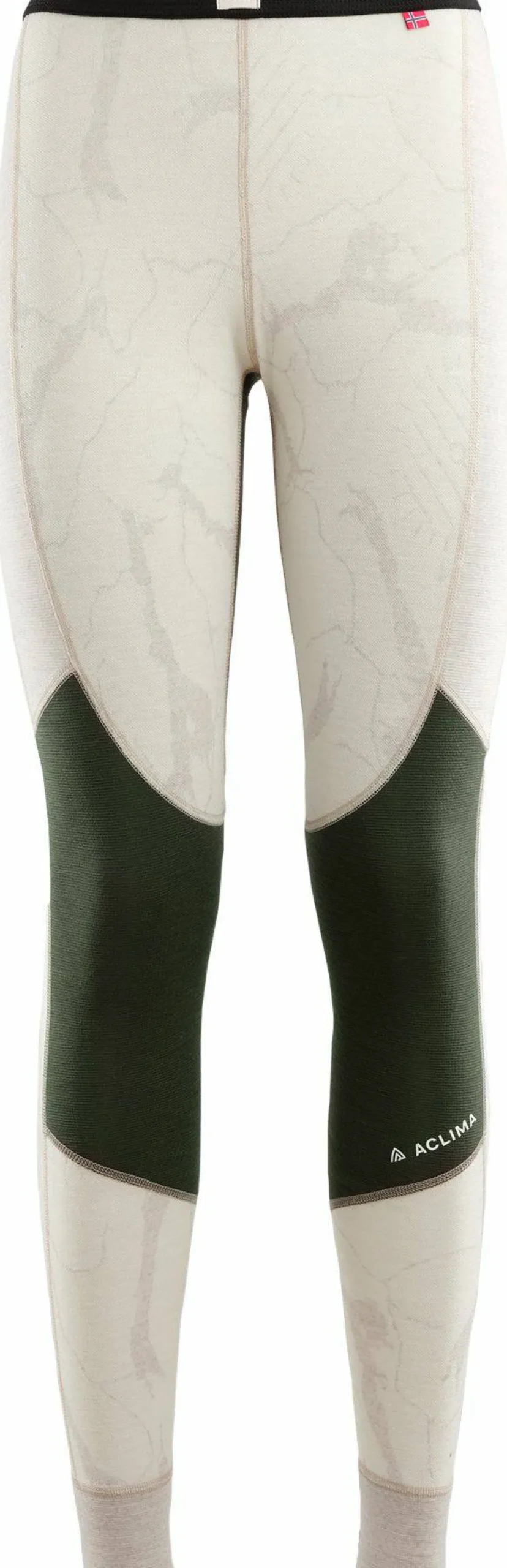Aclima Women's Lars Monsen Femunden Longs Beige Melange/Olive Night/Femunden Light BeigeMelang/OliveNight/FemundenLight Sale