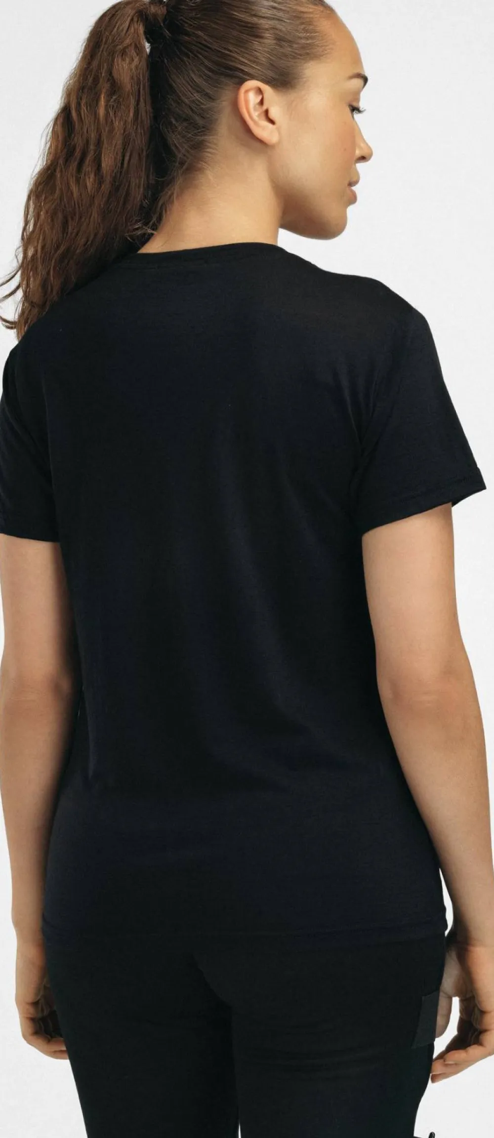 Aclima Women's Lightwool 140 Classic Tee Mountain Jet Black New