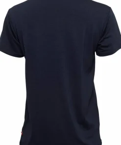 Aclima Women's LightWool 140 Classic Tee Logo Navy Blazer Clearance