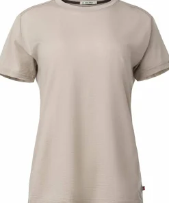 Aclima Women's LightWool 180 Classic Tee Simply Taupe New