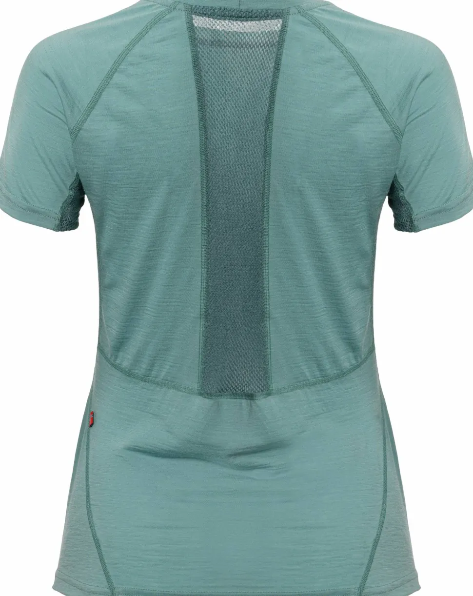 Aclima Women's LightWool Sports T-shirt Oil Blue/North Atlantic