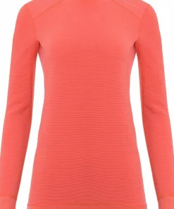 Aclima Women's StreamWool Crewneck Spiced Coral