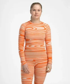 Aclima Women's WarmWool Crewneck Signature Motion