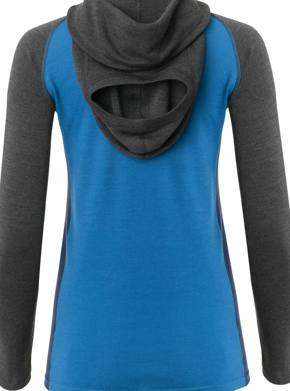 Aclima Women's WarmWool Hoodsweater V2 Marengo/Corsair/Navy Blazer