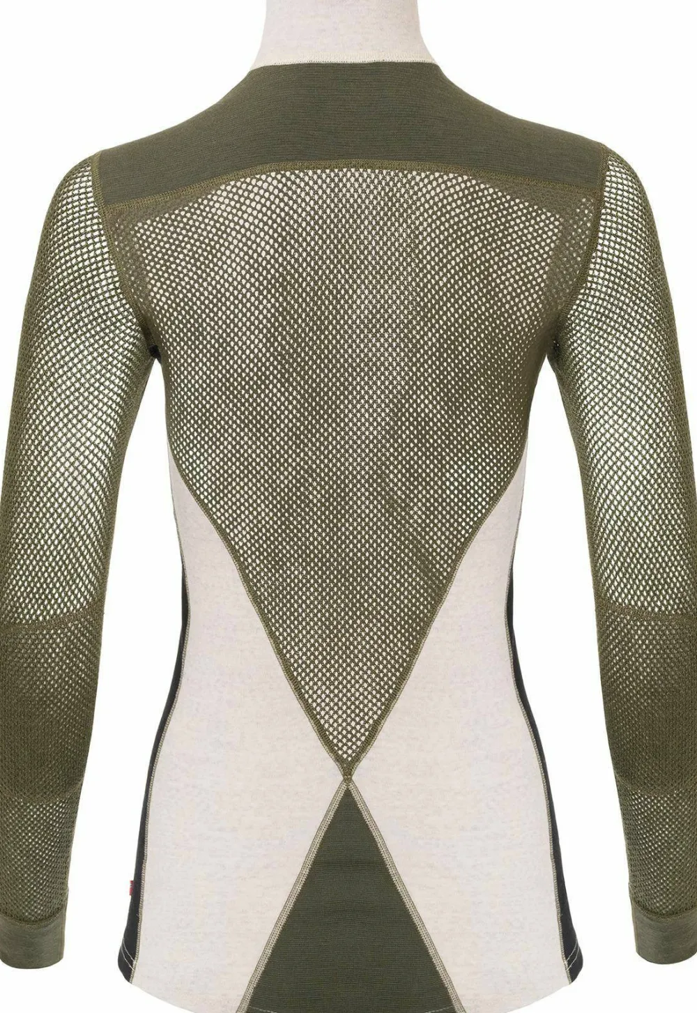 Women's WoolNet Hybrid Mock Neck Underställ Dam