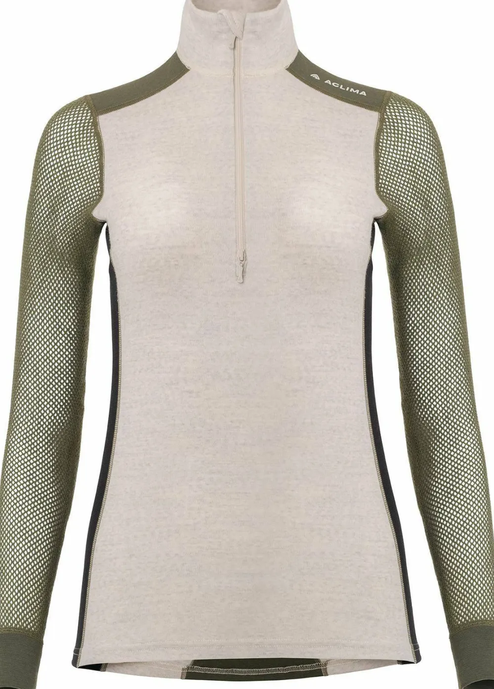 Women's WoolNet Hybrid Mock Neck Underställ Dam