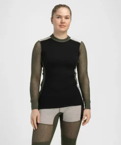 Online Women's WoolNet Hybrid Crew Neck Skidkläder Dam|Underställ Dam
