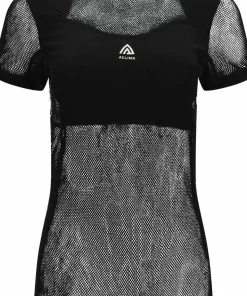 Aclima Women's WoolNet Light T-Shirt Jet Black