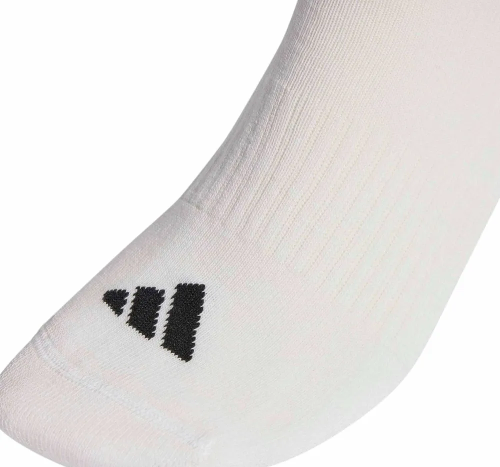 Adidas 3 Stripes Cushioned Sportswear Crew Socks White/Black/Black Online