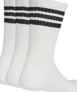 Adidas 3 Stripes Cushioned Sportswear Crew Socks White/Black/Black Online