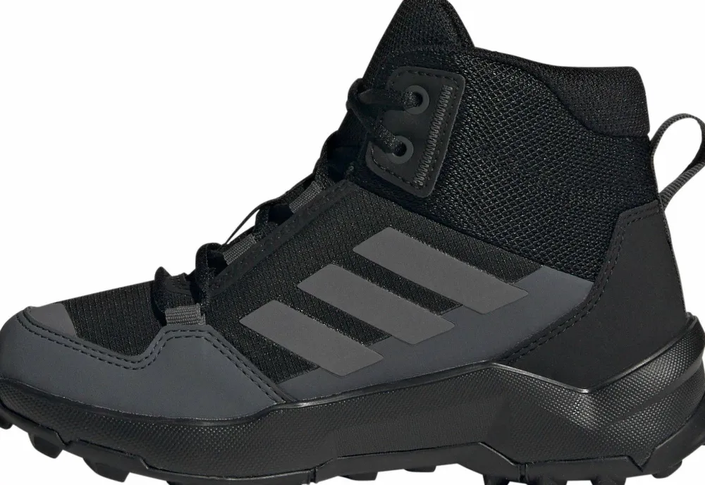 Adidas Kid's Terrex Ax4 Mid RAIN.RDY Hiking Shoes Core Black/Grey Four/Grey Six