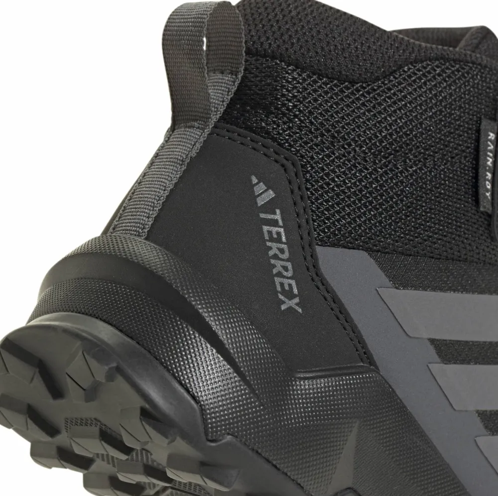 Adidas Kid's Terrex Ax4 Mid RAIN.RDY Hiking Shoes Core Black/Grey Four/Grey Six