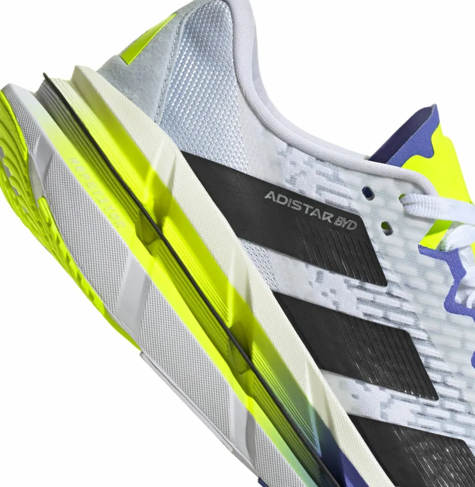 Adidas Men's Adistar Byd Cloud White/Lucid Lemon/Core Black