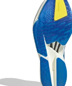 Adidas Men's Adizero Adios Pro 4 Cloud white/Blue/Yellow