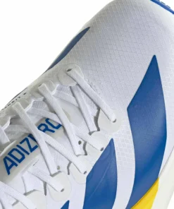 Adidas Men's Adizero Adios Pro 4 Cloud white/Blue/Yellow