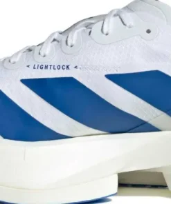 Adidas Men's Adizero Adios Pro 4 Cloud white/Blue/Yellow