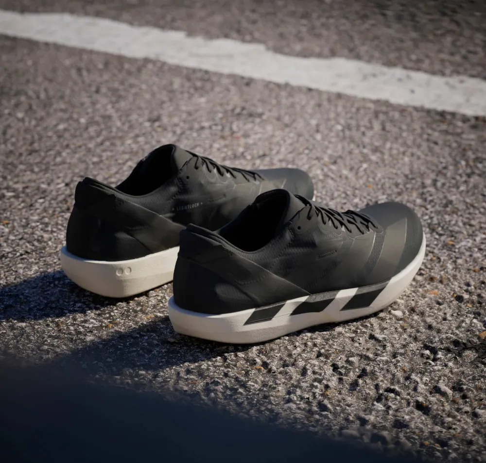 Adidas Men's Adizero Adios 9 Black/Black/Iron Mint New