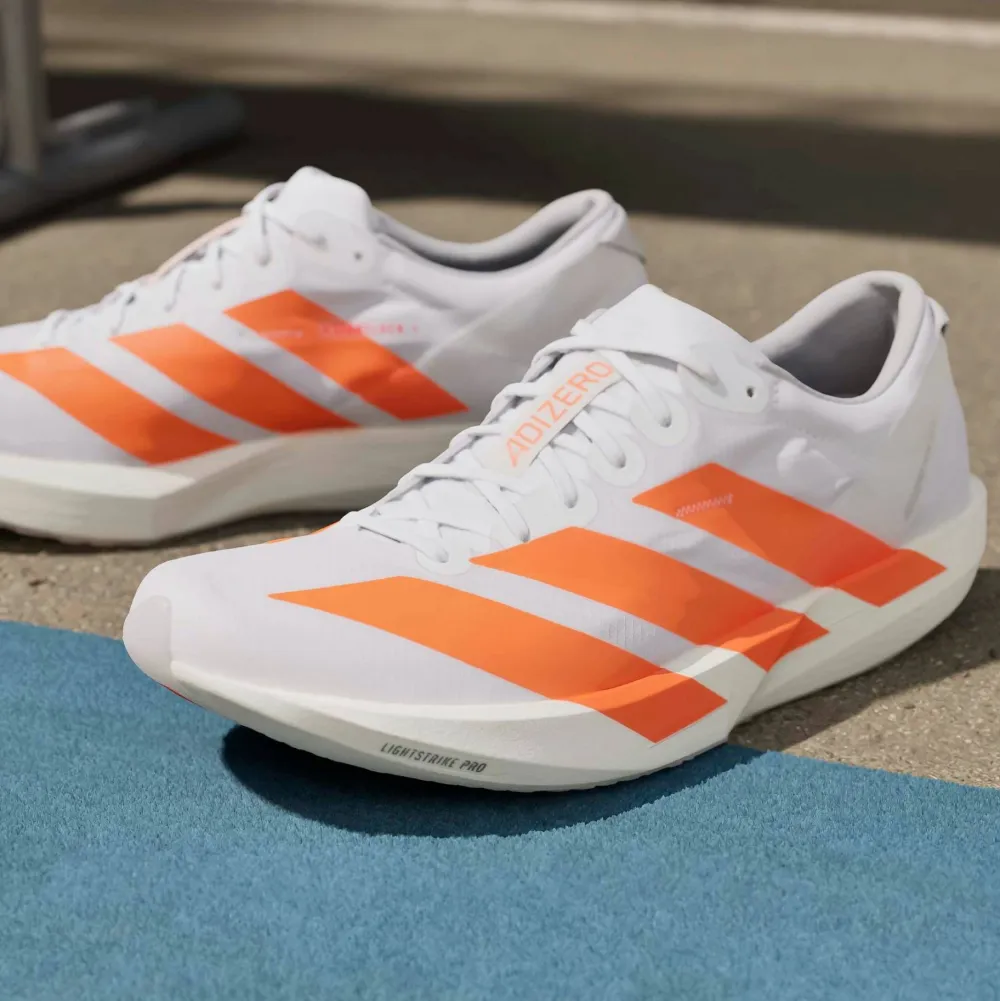 Adidas Men's Adizero Adios 9 Cloud white/Lucid Orange/Lucid red Ftwwht/Luor/Lucred Sale