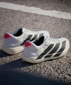 Clearance Men's Adizero Adios 9 Cloud White/Core Black/Lucid Red Löparskor Herr